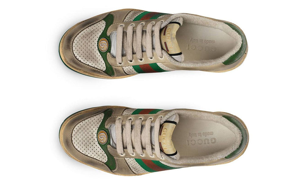Gucci Screener leather sneaker - ARABIA LUXURT