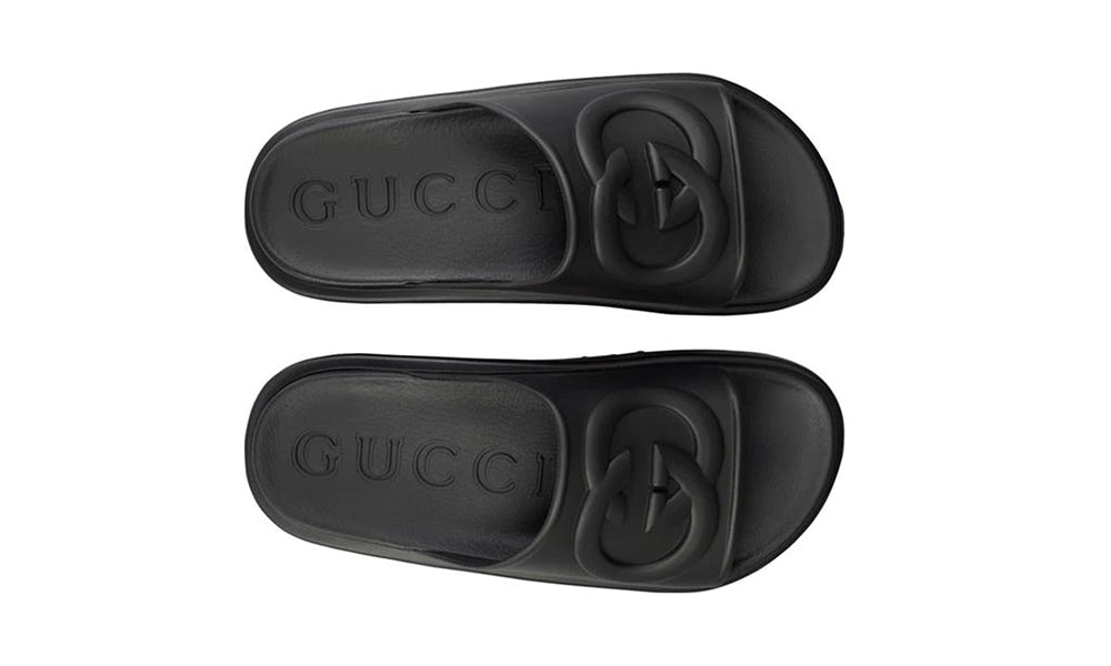 Gucci Interlocking G Miami Sliders - ARABIA LUXURY