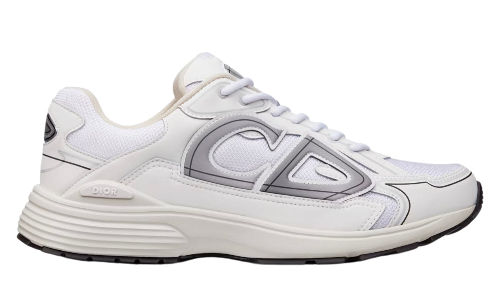Dior B30 White Mesh And Technical Fabric Low Top Sneakers