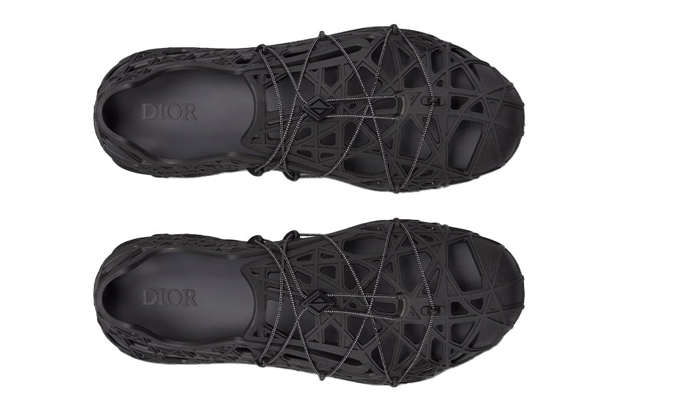 Dior Warp Sandal "Black" - ARABIA LUXURY