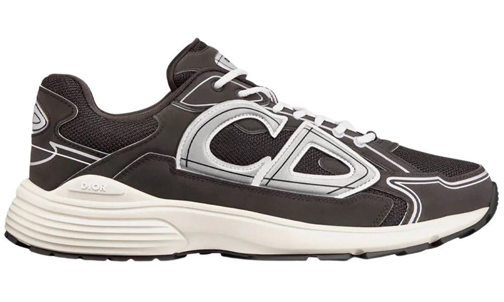 Dior B30 Black Mesh And Technical Fabric Low Top Sneakers display picture 1