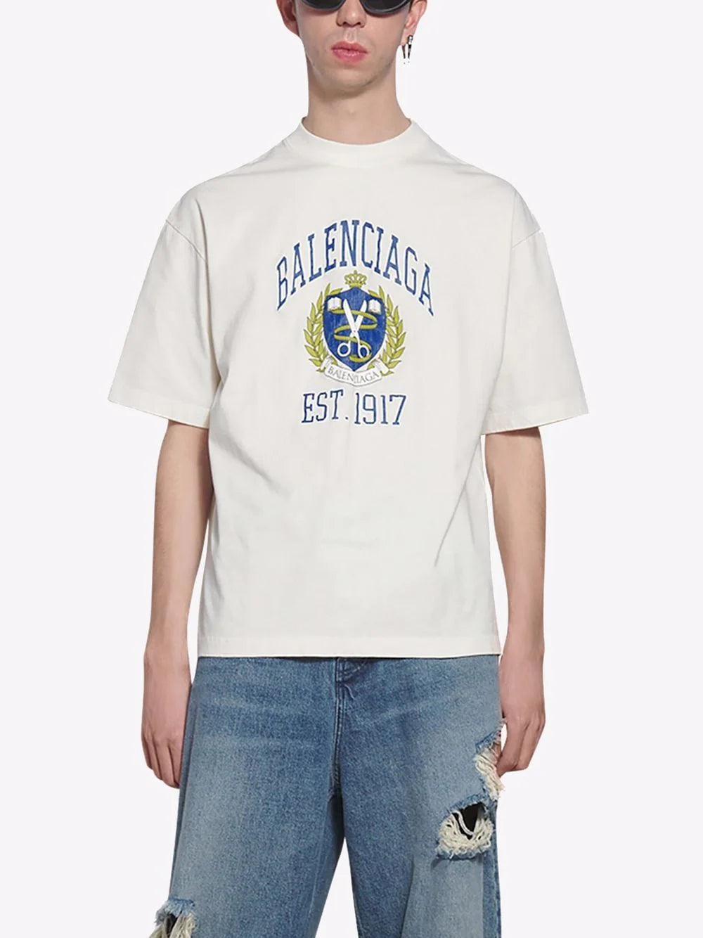 Balenciaga store crest tee