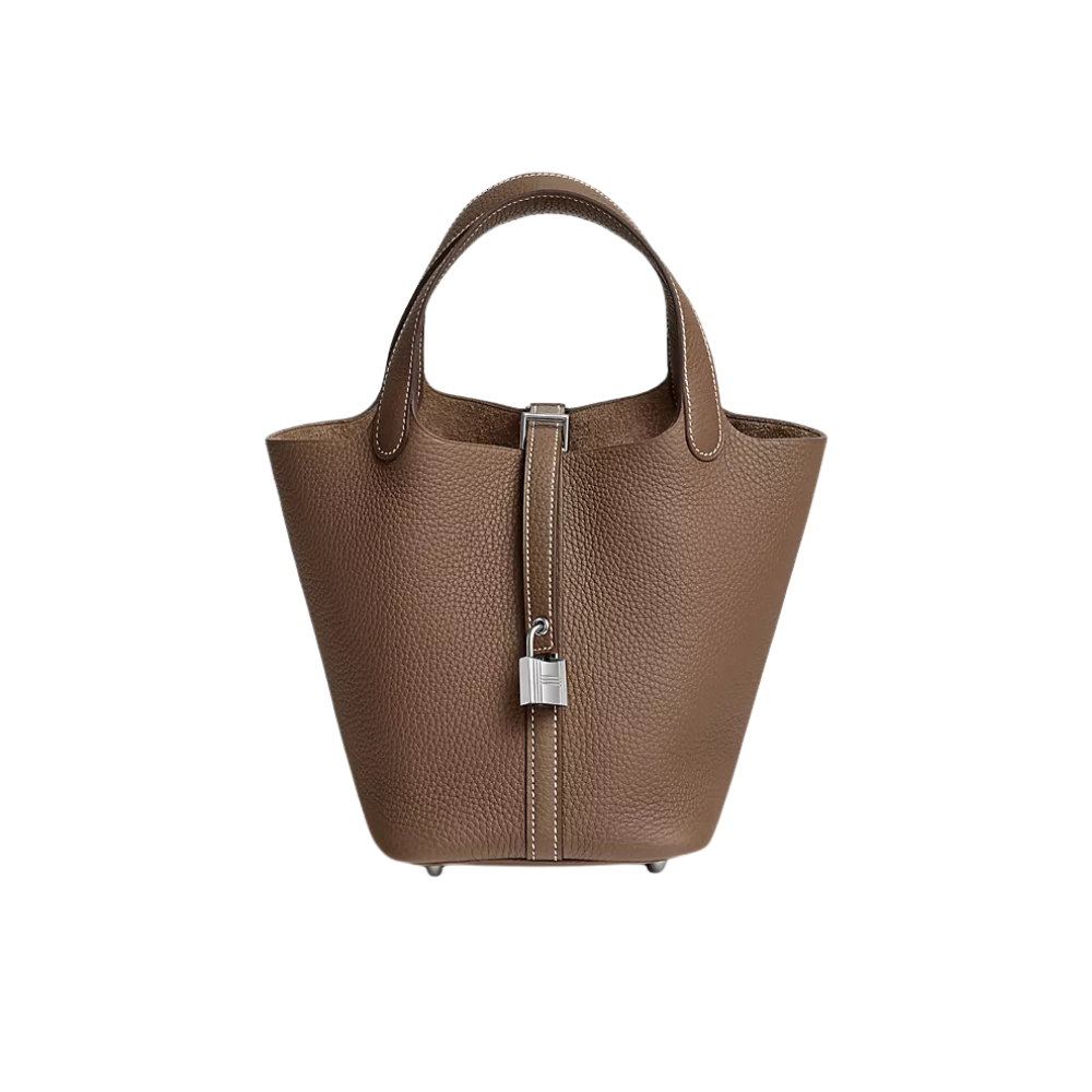 Hermes Picotin Lock 18 Gray Bag