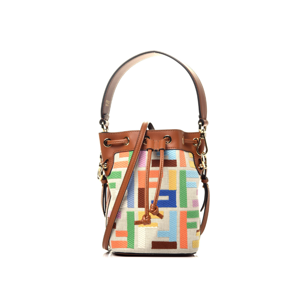 Fendi mon tresor mini bucket bag price sales