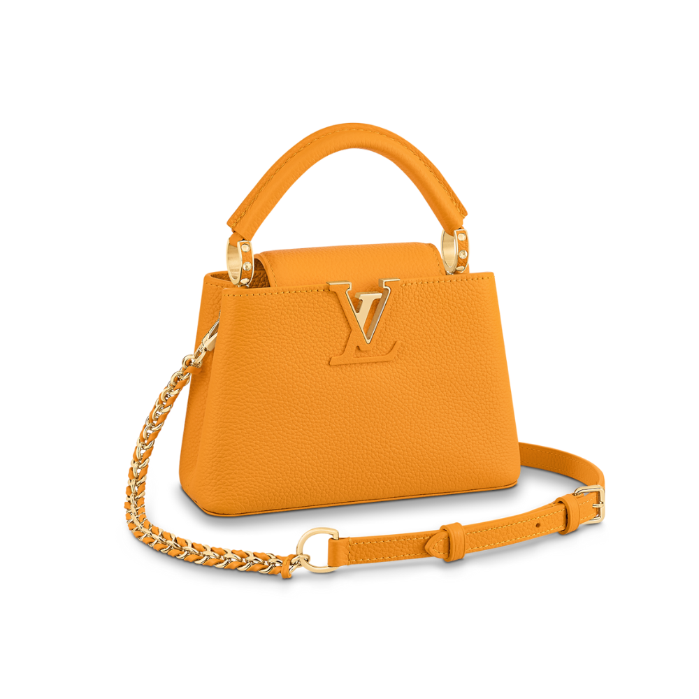 Louis Vuitton Mini Capucines Sunbeam, Luxury, Bags & Wallets on