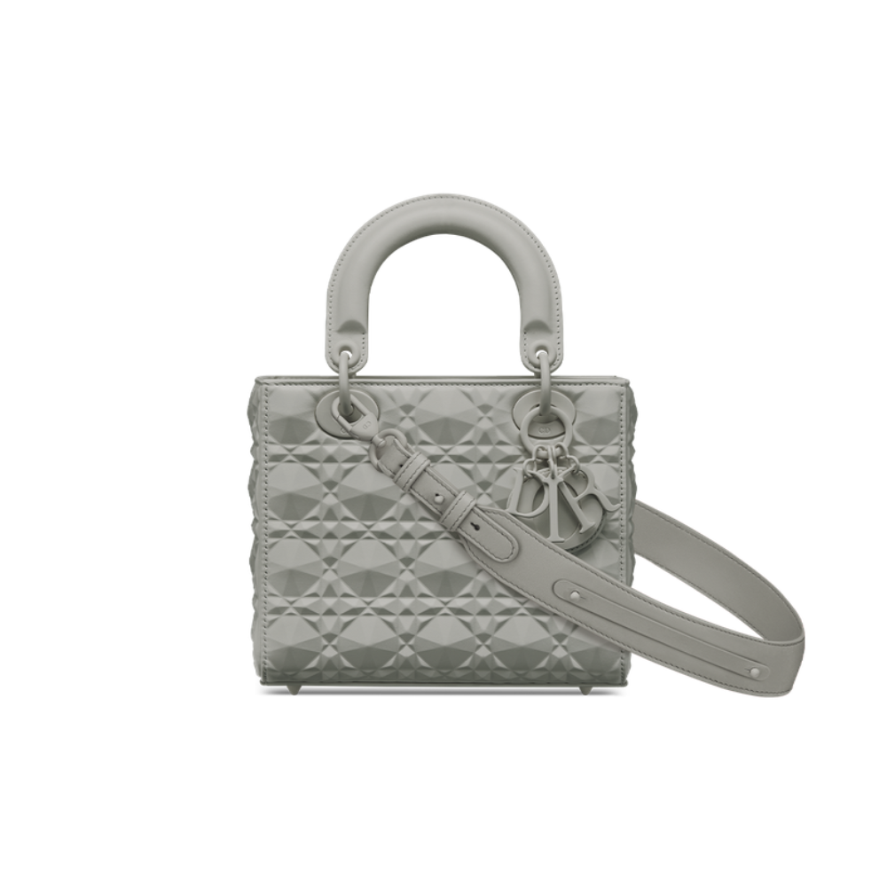 Lady dior sales grey mini