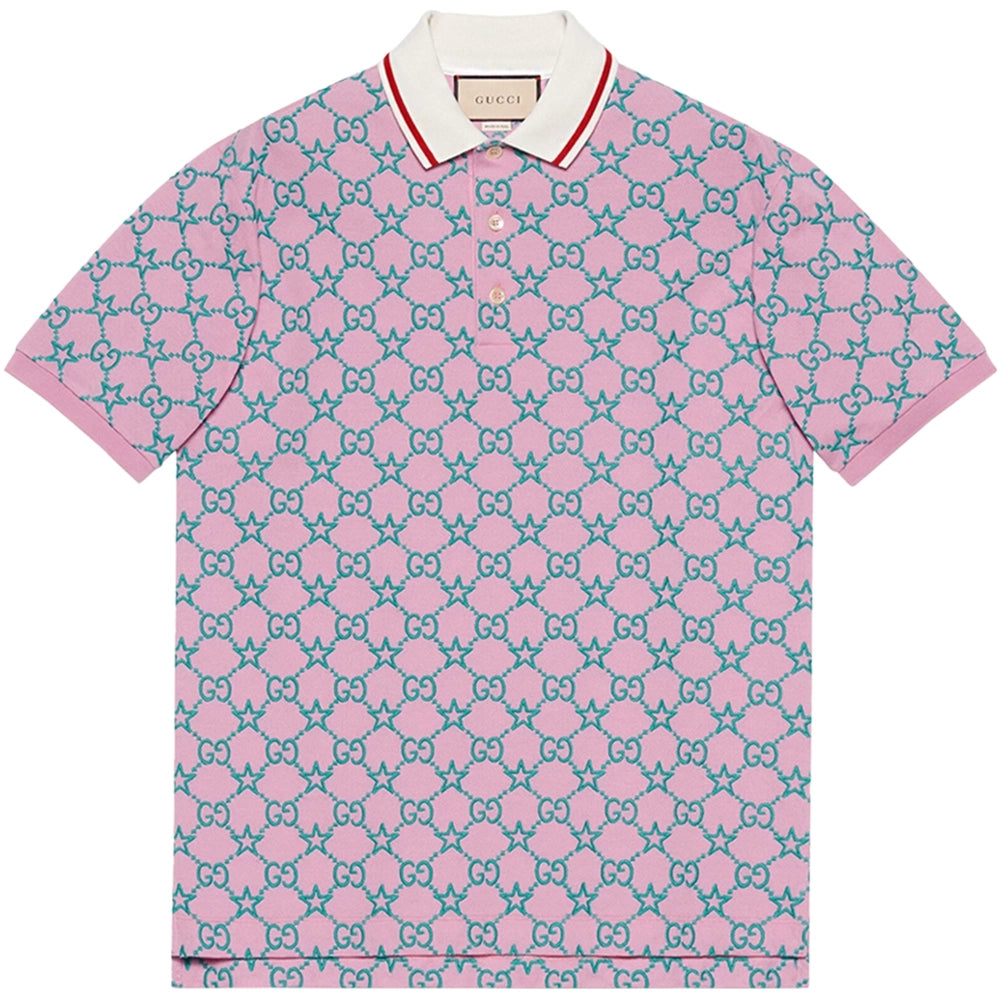 Pink store gucci polo