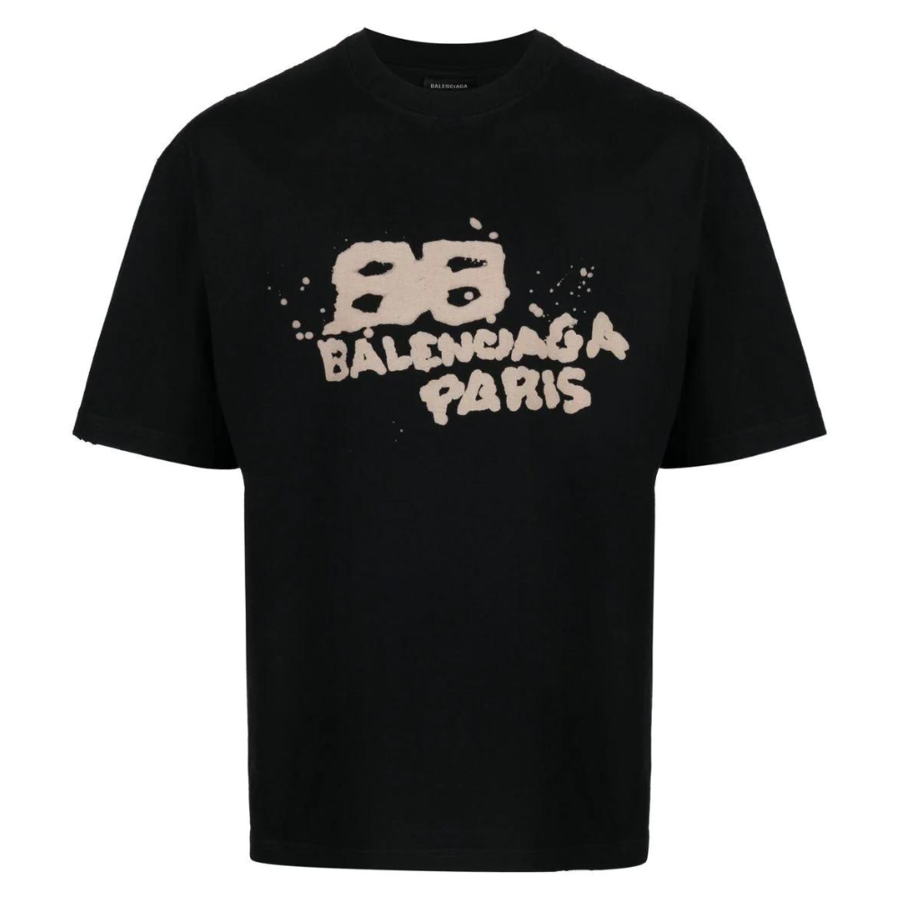 Balenciaga men's logo shirt sales