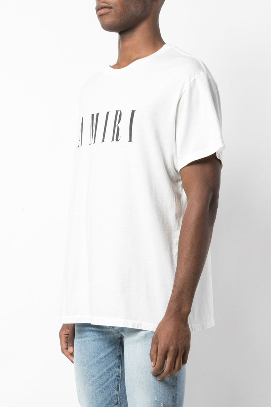 Amiri Logo-print Supima Cotton-jersey T-shirt In White