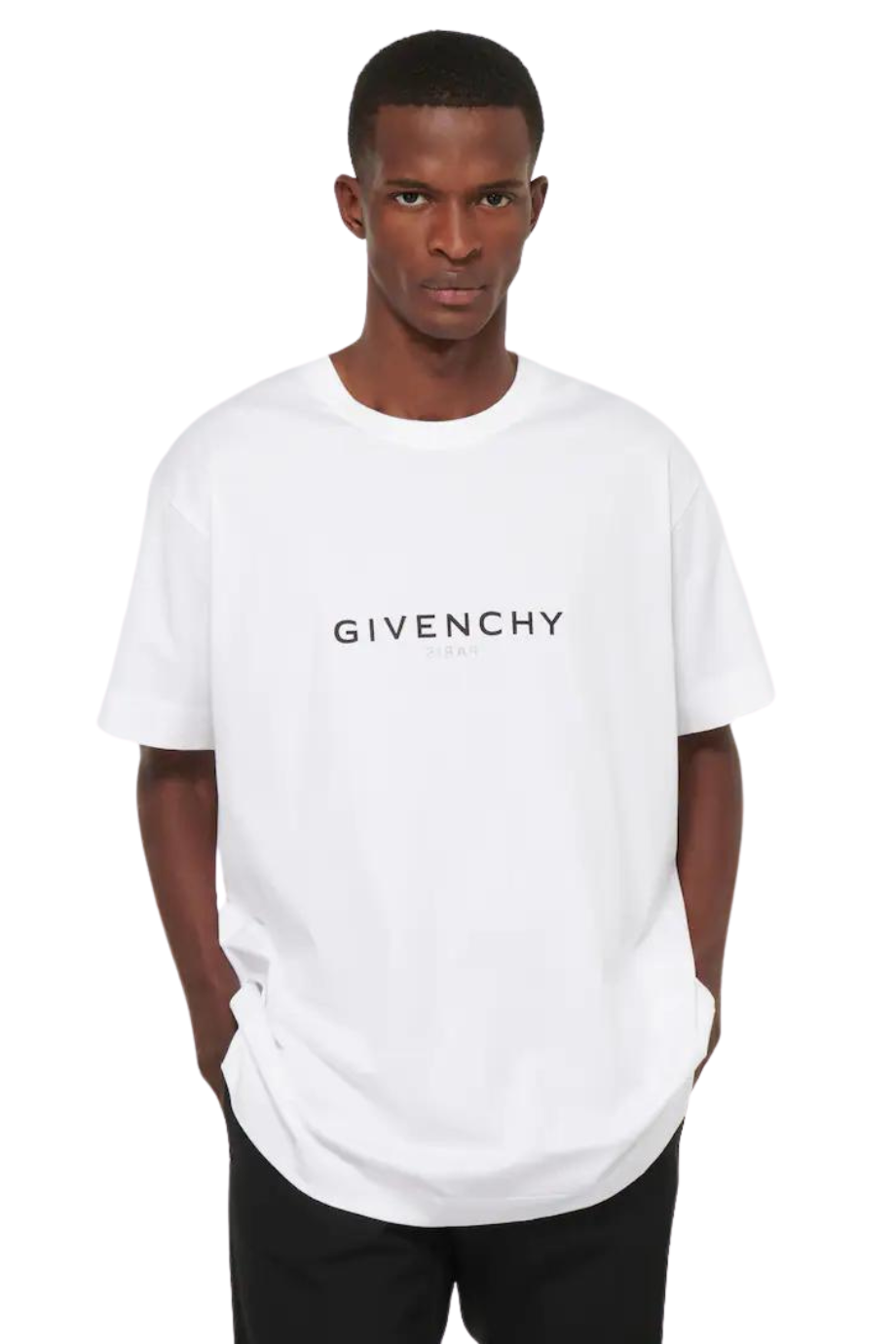 GIVENCHY Logo short sleeved cotton T shirt