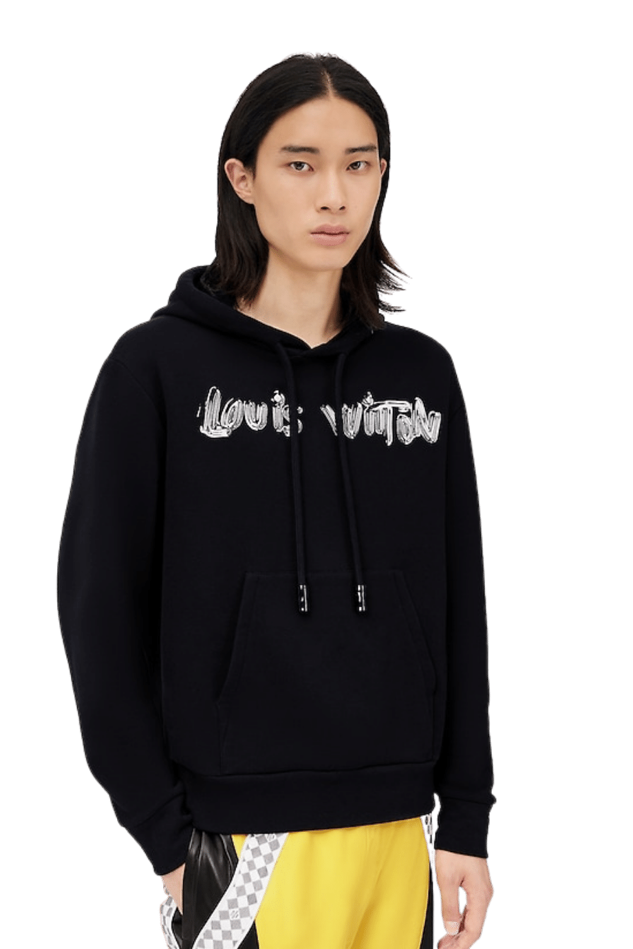 Louis Vuitton Graphic Hoodie Black