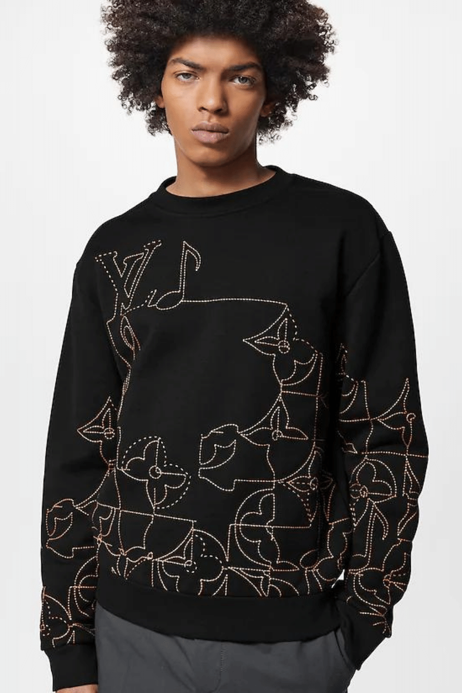 LVSE LV Embossed Crewneck - Ready to Wear