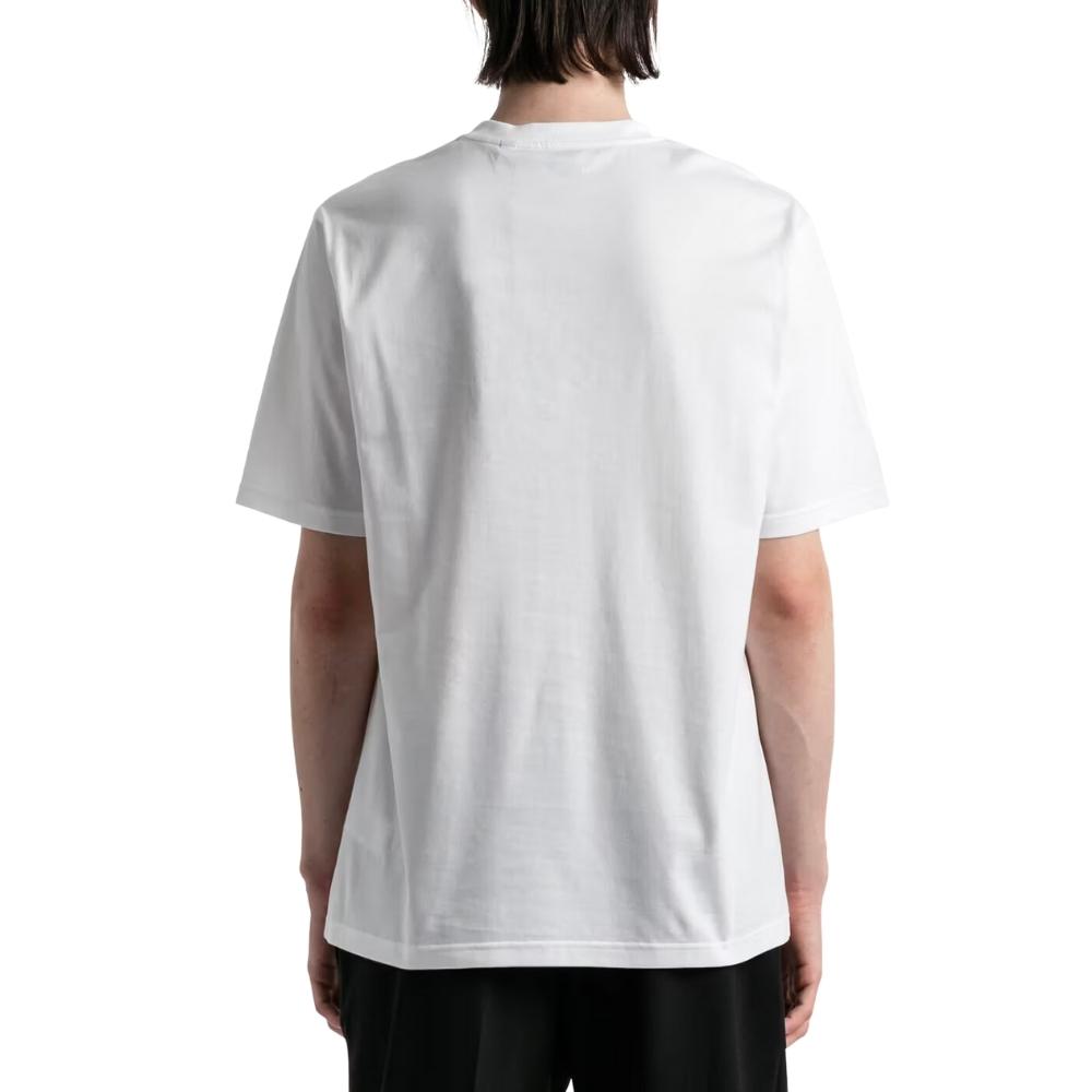 Burberry Long-Sleeve Logo Oversized T-Shirt White