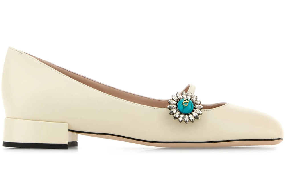 Valentino Garavani Preshoes Ballet Flats "Light Beige" - 