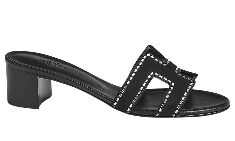 HERMES Oasis Sandal "Black" - ARABIA LUXURY