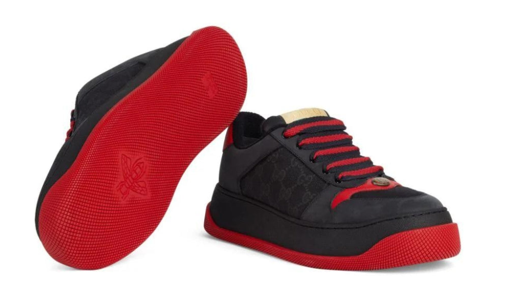 Gucci Screener GG Supreme sneakers Black Red