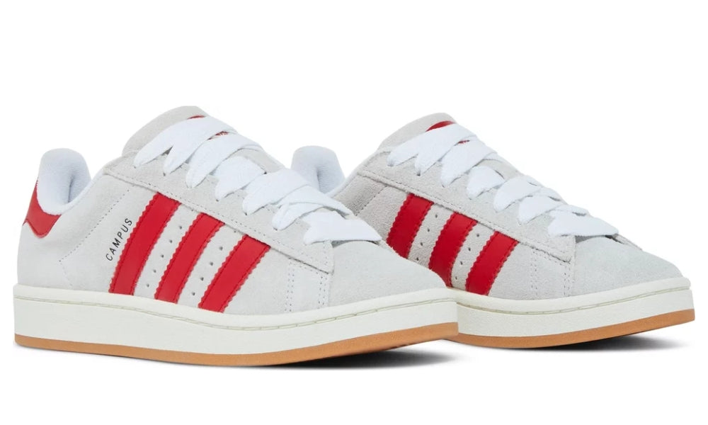 Adidas Campus 00s 'Crystal White Scarlet' - ARABIA LUXURY