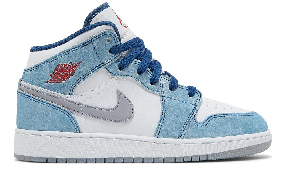 Air Jordan 1 Mid SE GS 'French Blue' - ARABIA LUXURY