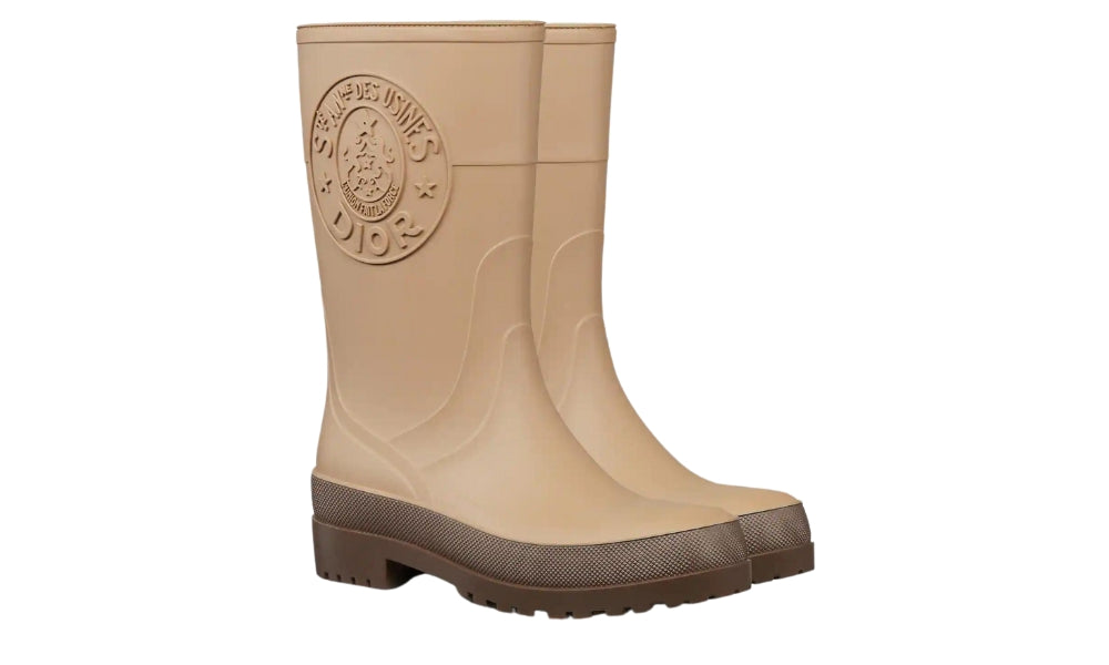 Dior Union Rain Boot 'Brown' - ARABIA LUXURY