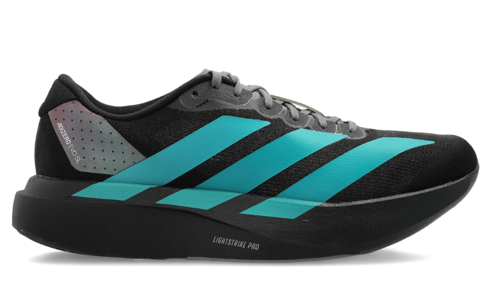 adidas Adizero Evo SL 'Core Black / Pure Teal / Grey Four' -