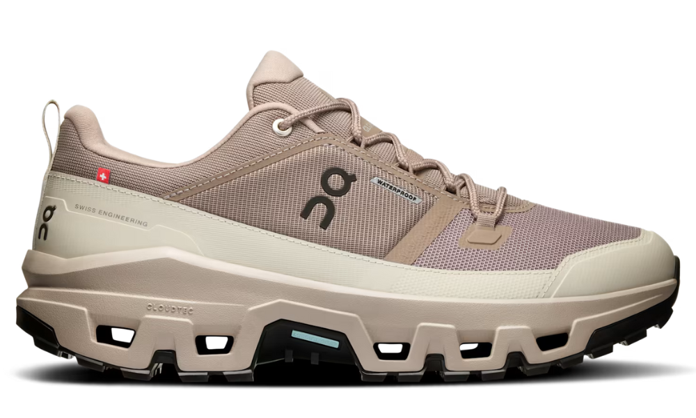 On Cloudrock Low Waterproof 'Cinder Fog' -