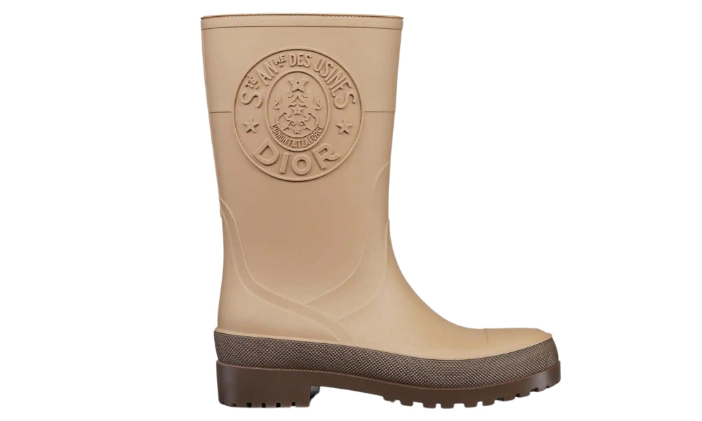 Dior Union Rain Boot 'Brown' - ARABIA LUXURY