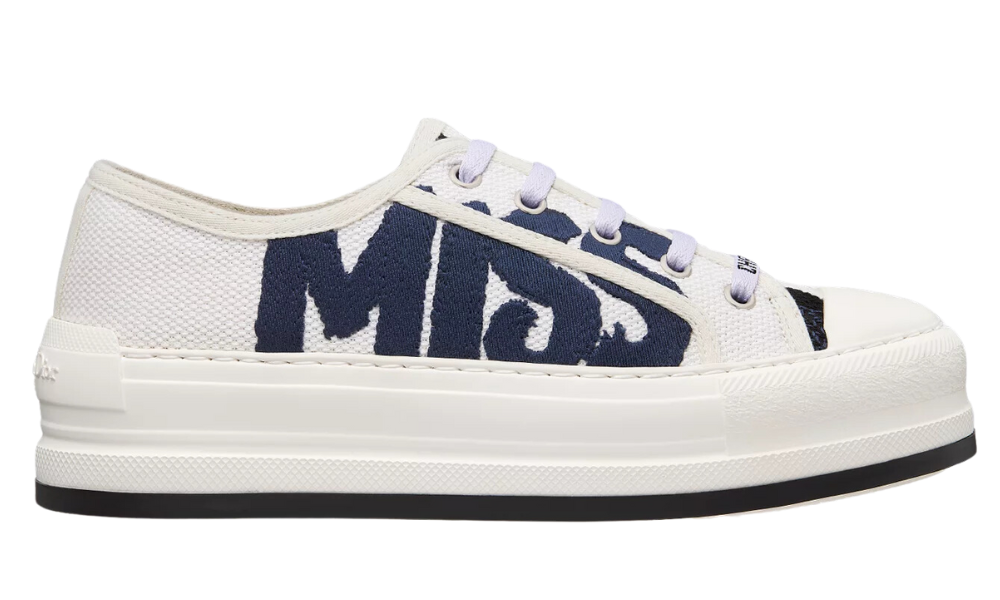 Dior Walk'n'Dior Platform Sneaker "White And Deep Blue" - 