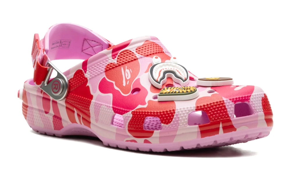 BAPE x Crocs Classic Clog 'ABC Camo - Pink' -
