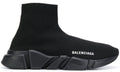 Balenciaga Speed 2.0 LT Black Knit Upper with Rubber Sole - ARABIA LUXURY