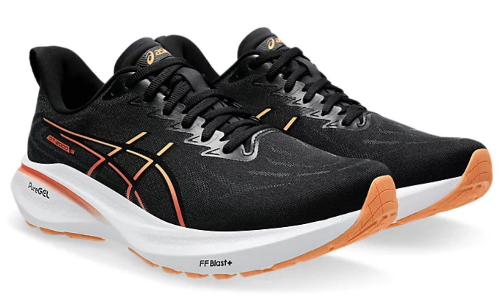 Asics Gt-2000 13 Wide "Black/Faded Orange" - 
