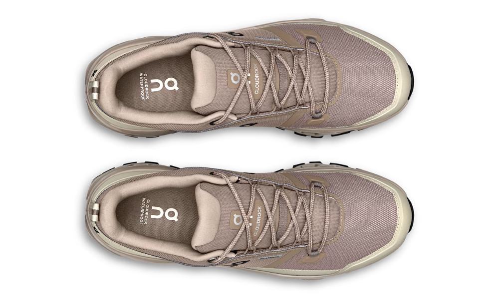On Cloudrock Low Waterproof 'Cinder Fog' -