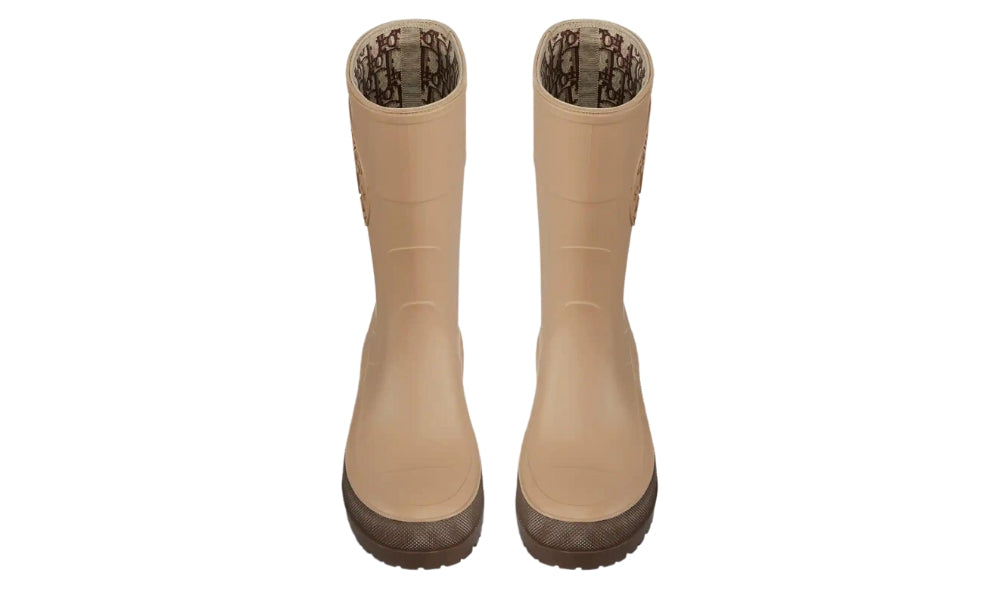 Dior Union Rain Boot 'Brown' - ARABIA LUXURY