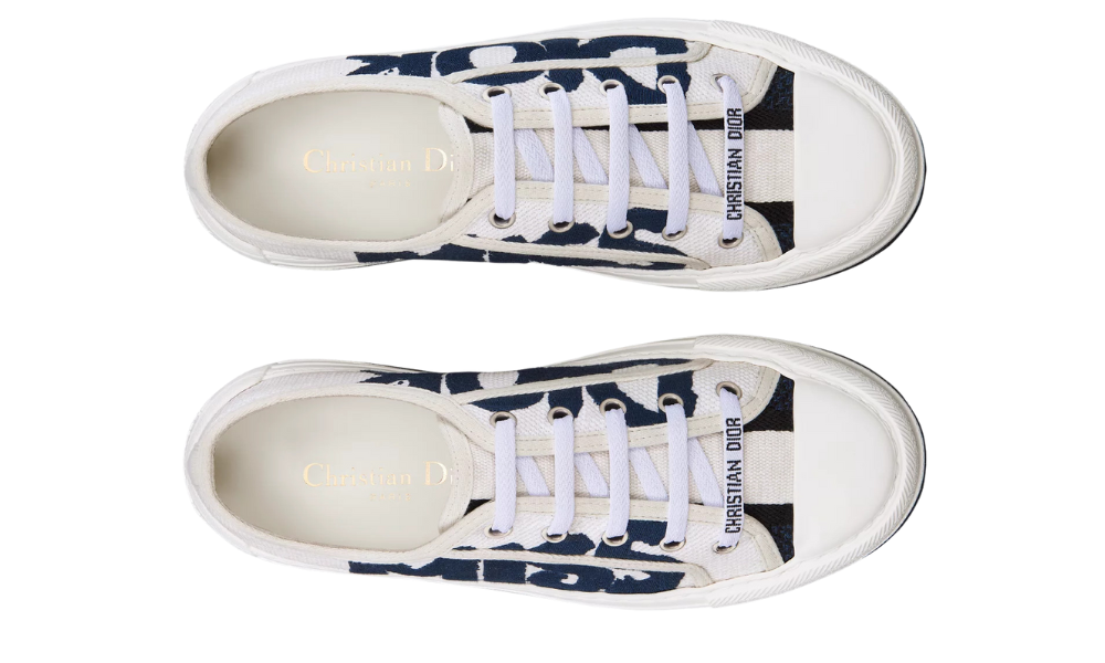 Dior Walk'n'Dior Platform Sneaker "White And Deep Blue" - 