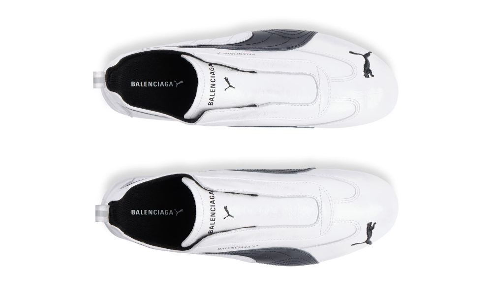 Balenciaga x Puma Speedcat Leather 'White / Black' -