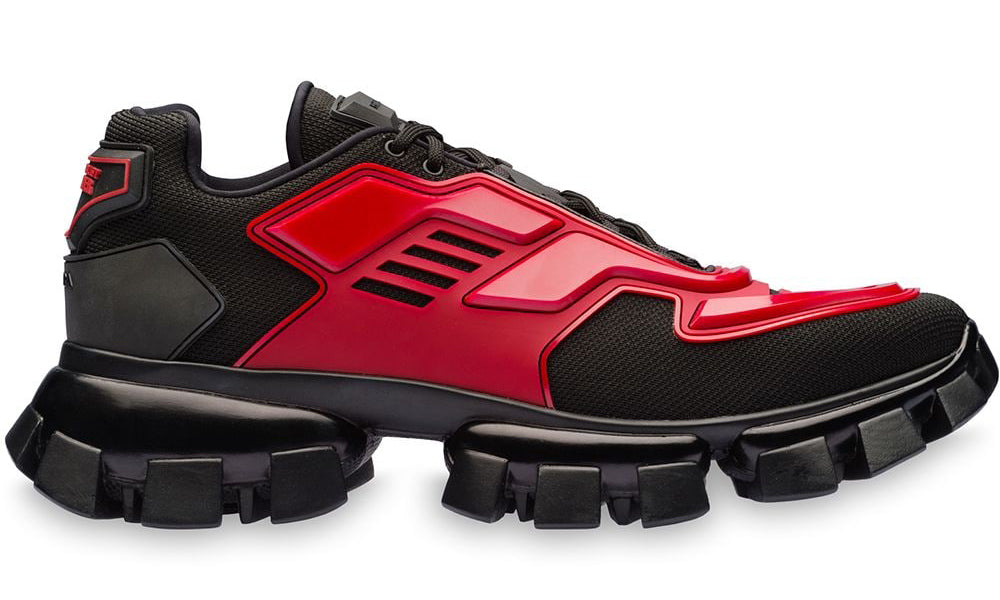 Prada Cloudbust Thunder "Red" Sneakers - ARABIA LUXURY