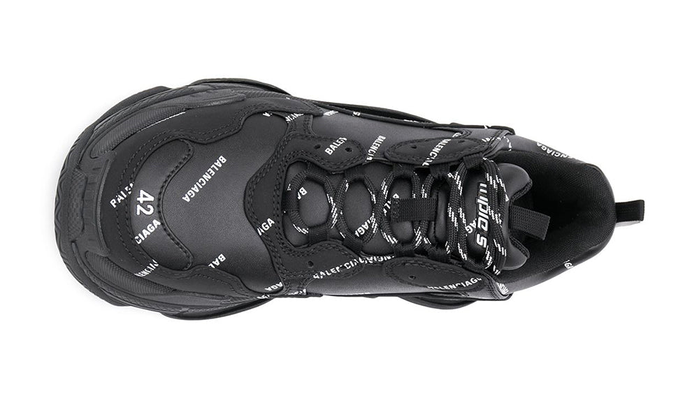 Balenciaga Allover Logo Triple S sneakers - ARABIA LUXURY