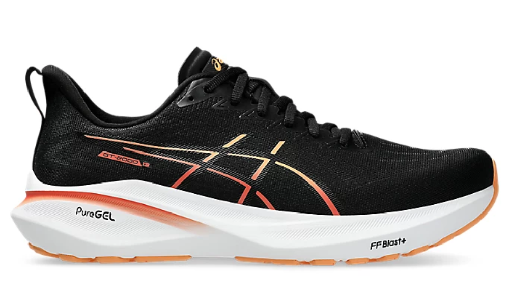 Asics Gt-2000 13 Wide "Black/Faded Orange" - 