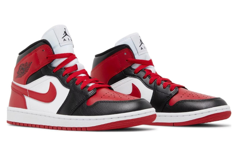 Air Jordan 1 Mid 'Alternate Bred Toe' - ARABIA LUXURY