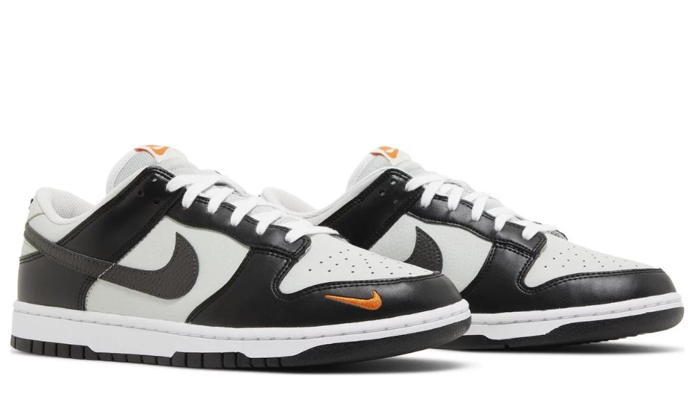 Nike Dunk Low 'Mini Swoosh - Black Total Orange' - ARABIA LUXURY