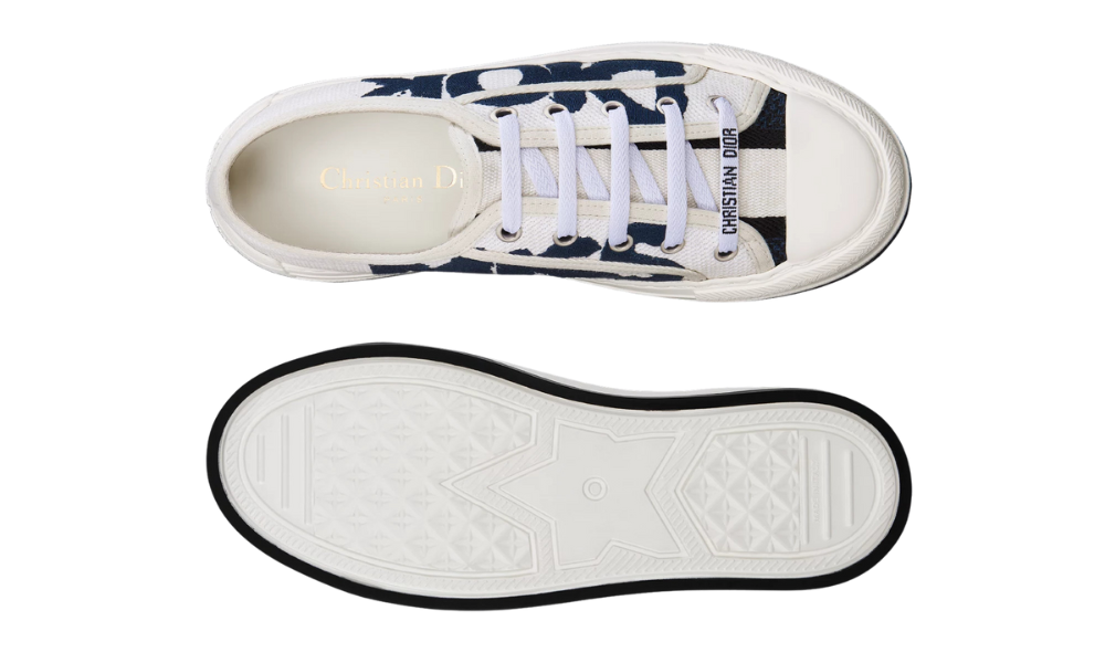 Dior Walk'n'Dior Platform Sneaker "White And Deep Blue" - 