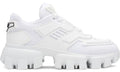 Prada White Cloudbust Thunder sneakers - ARABIA LUXURY