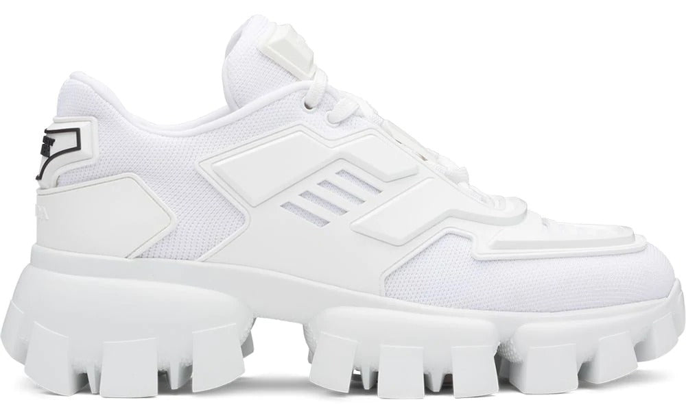 Prada White Cloudbust Thunder sneakers - ARABIA LUXURY