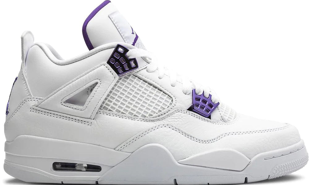 Nike Air Jordan 4 Retro "Metallic Pack - Purple" - ARABIA LUXURY