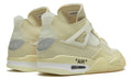 Nike X Off-White Air Jordan 4 off-white sail sneakers - ARABIA LUXURY