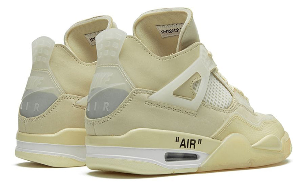 Nike X Off-White Air Jordan 4 off-white sail sneakers - ARABIA LUXURY