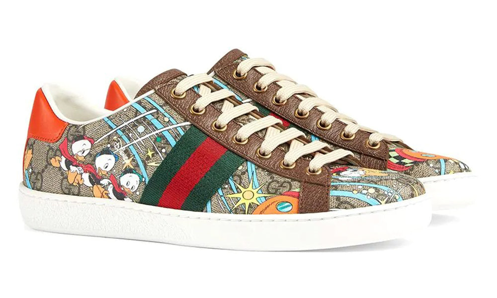 Disney x Gucci Donald Duck Ace Sneakers - ARABIA LUXURY