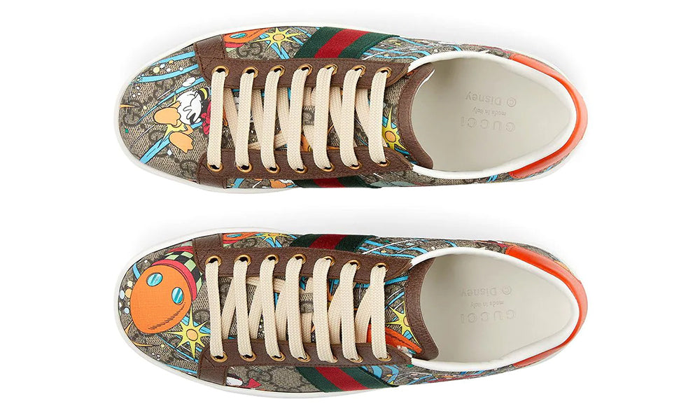 Disney x Gucci Donald Duck Ace Sneakers - ARABIA LUXURY