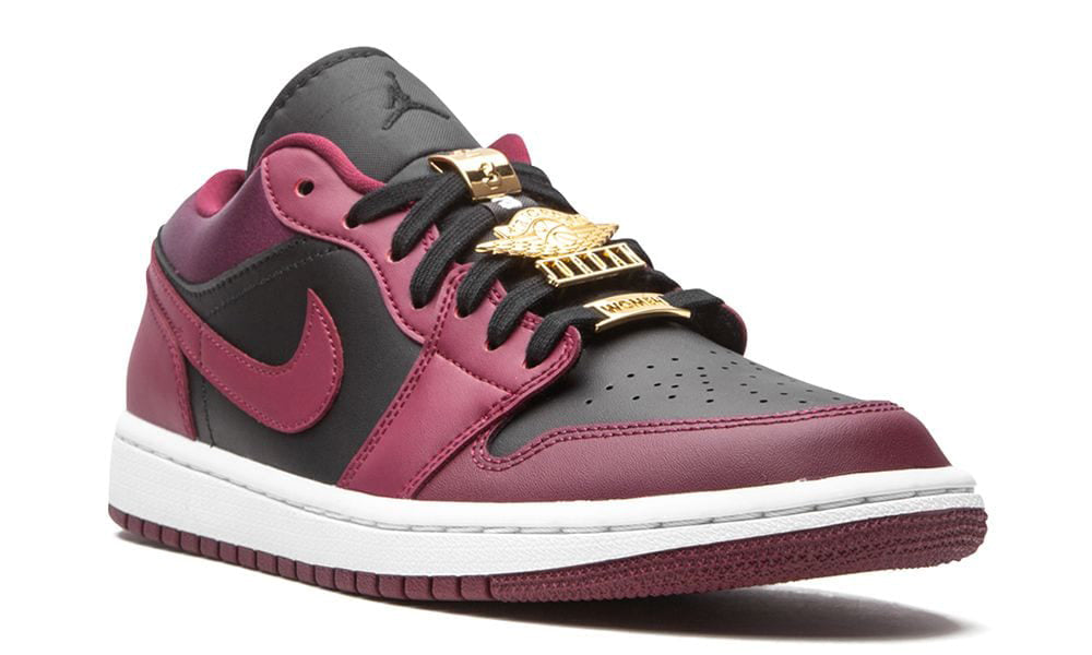 Nike Air Jordan 1 Mid SE Black Dark "Beetroot" - ARABIA LUXURY