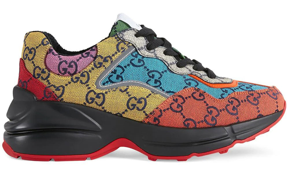 Gucci GG Multicolour Rhyton sneakers - ARABIA LUXURY