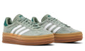 Adidas Gazelle Bold 'Silver Green Gum' - ARABIA LUXURY